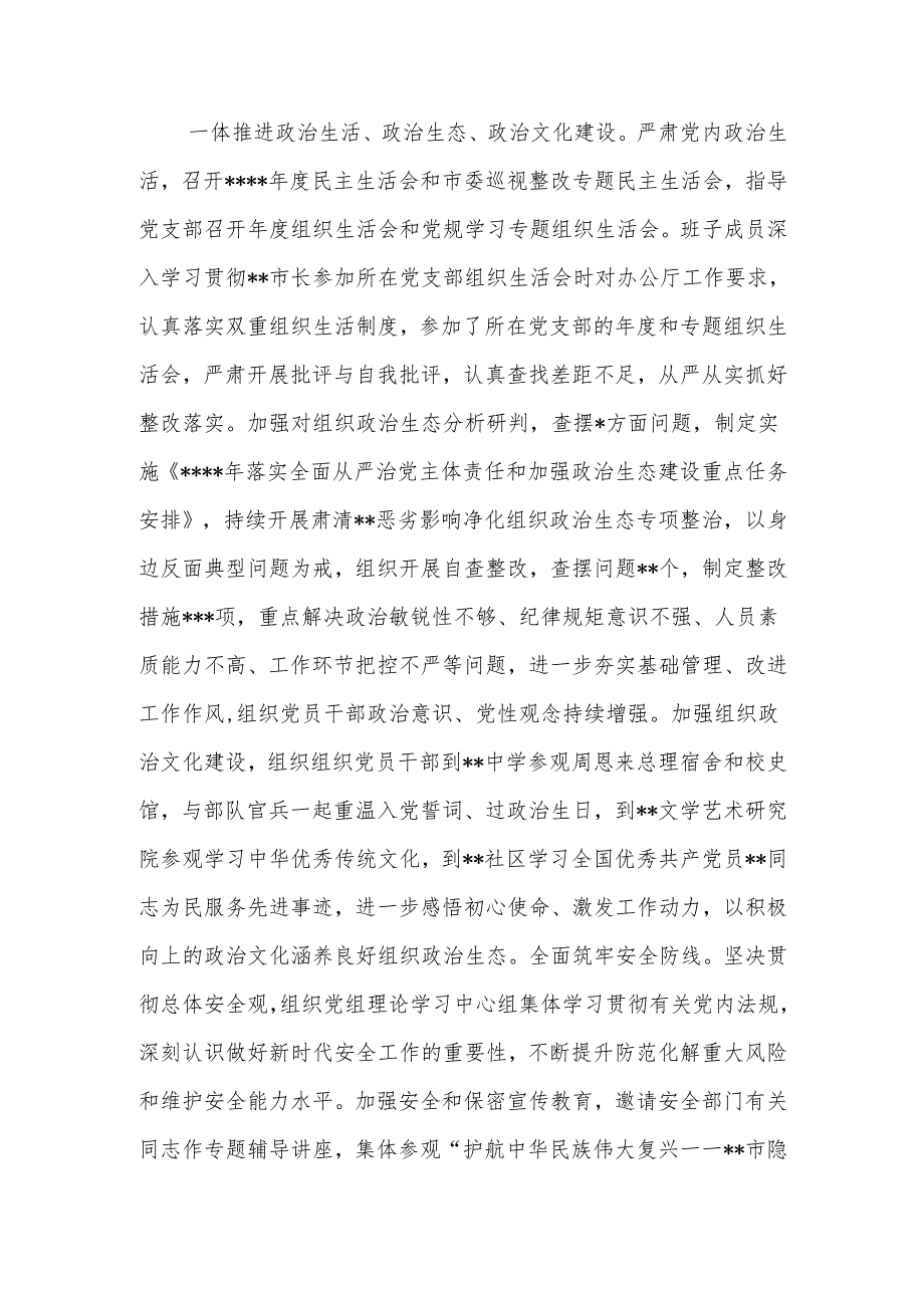 2024年市长全面从严治党责任报告.docx_第3页
