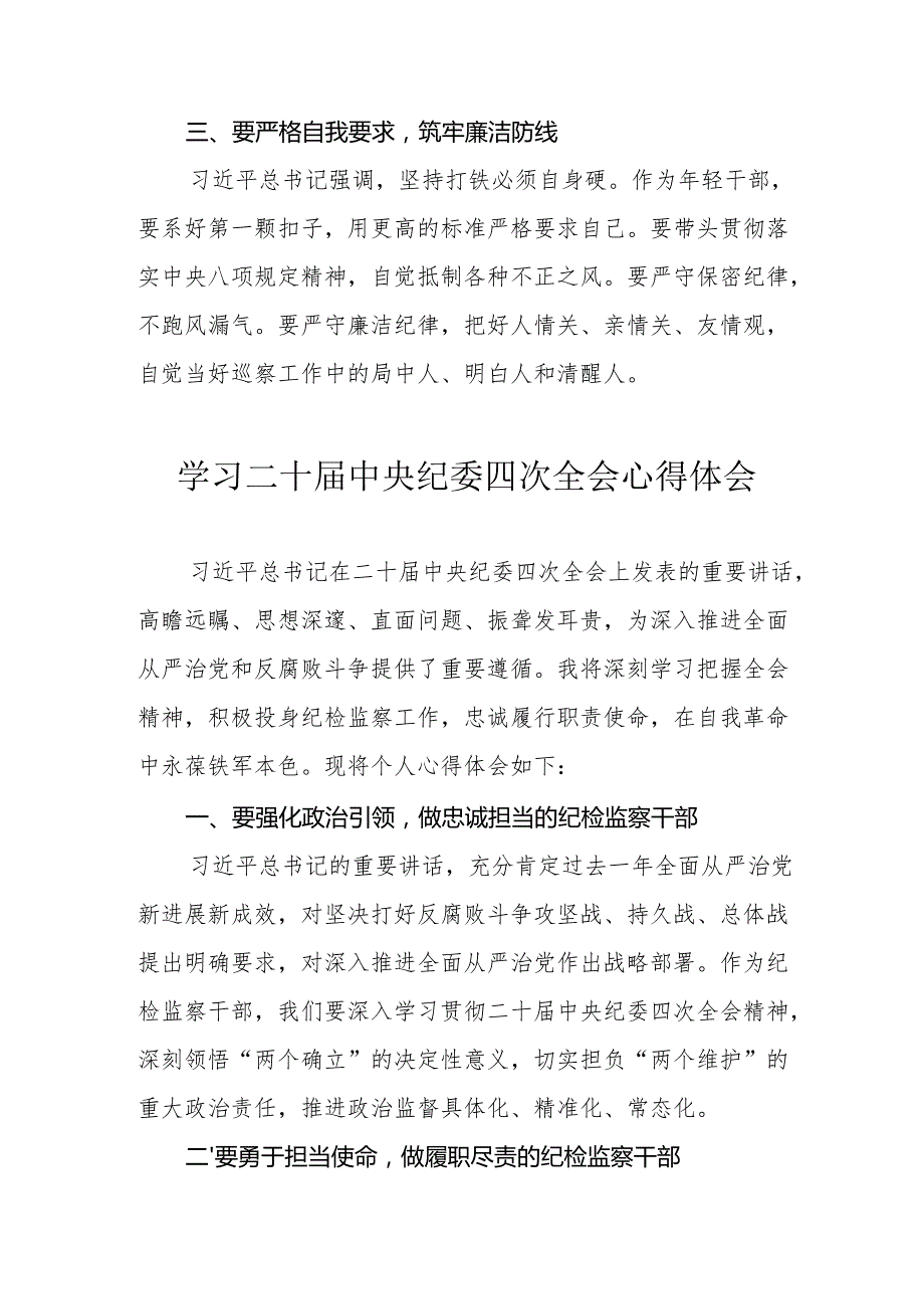 学习《二十中央纪委四次全会》心得体会 合计15份.docx_第2页