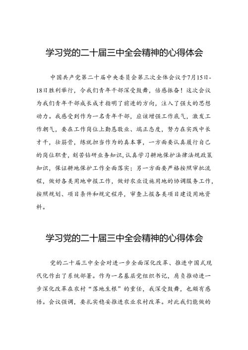 党的二十三中全会精神的学习感悟精选范文二十六篇.docx