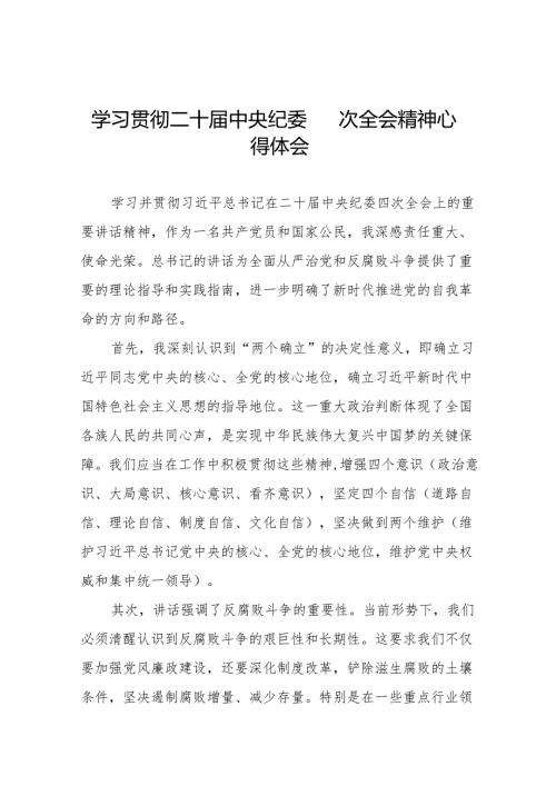八篇纪检干部学习贯彻中央纪委二十四次全会精神的心得体会.docx