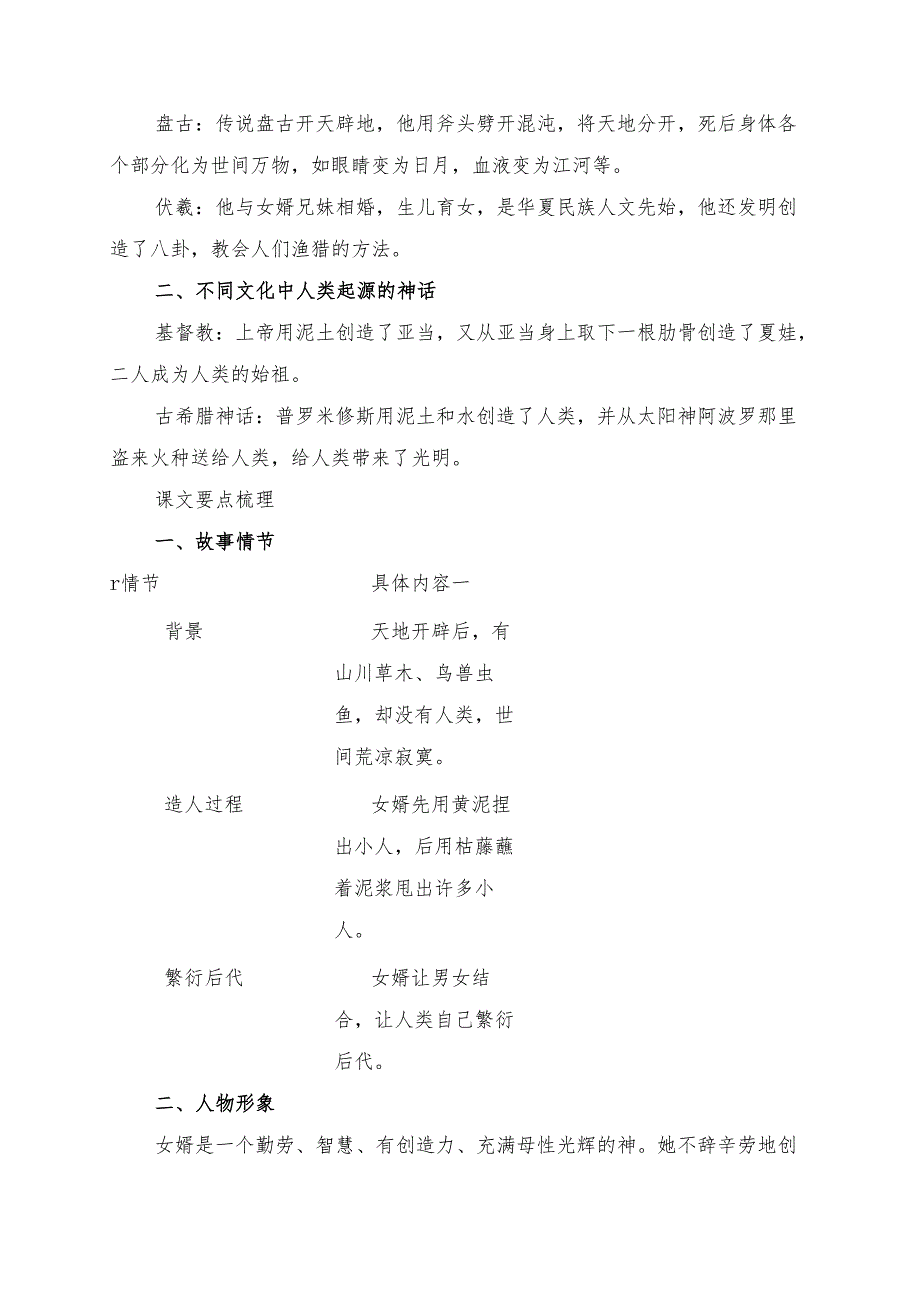 《女娲造人》学习资料汇总.docx_第2页