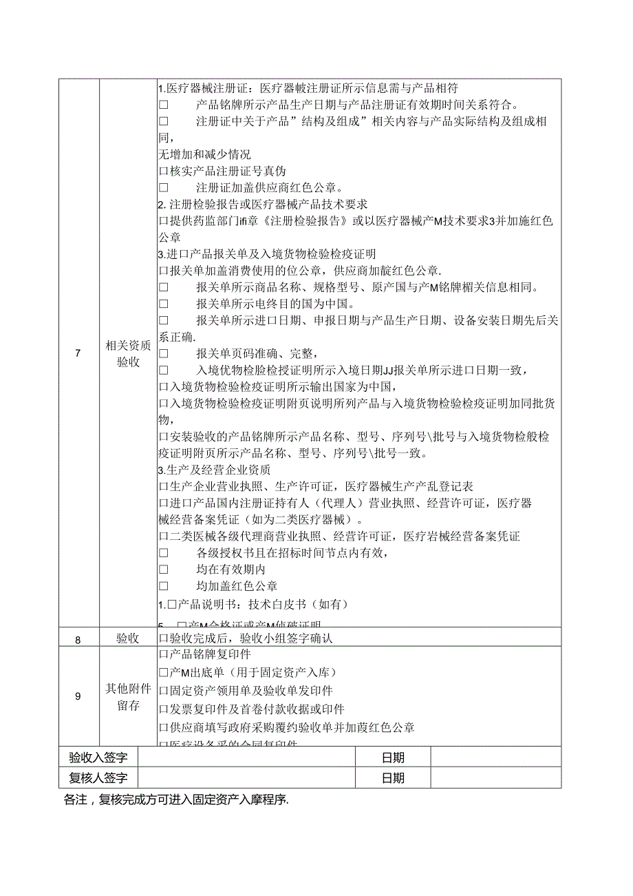 医院医疗设备安装验收记录表.docx_第2页