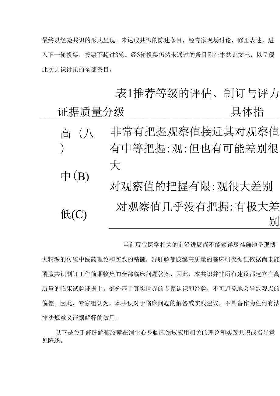 舒肝解郁胶囊用于消化心身疾病常见问题的专家共识.docx_第3页