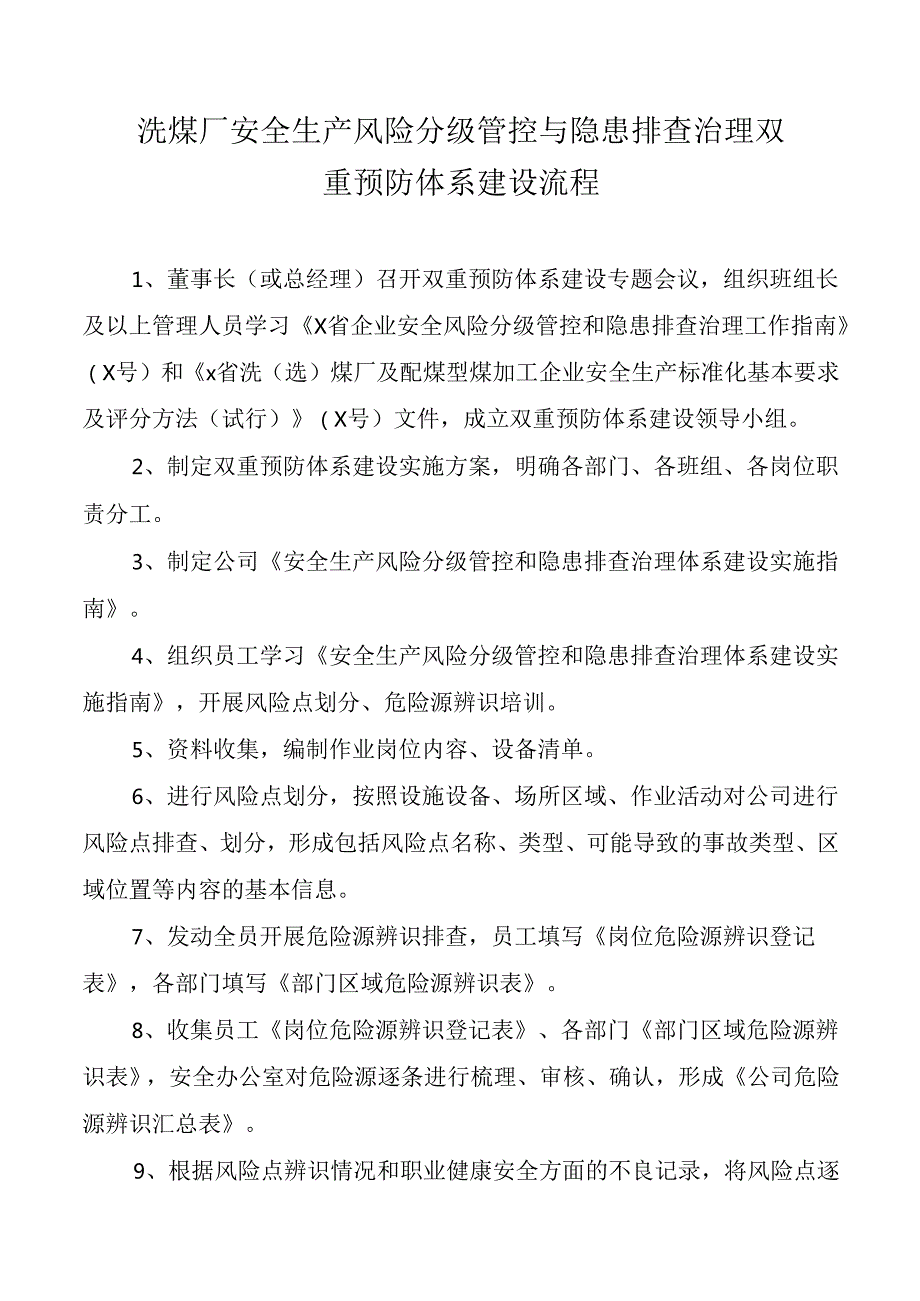 洗煤厂双重预防体系建设文件汇总.docx_第2页