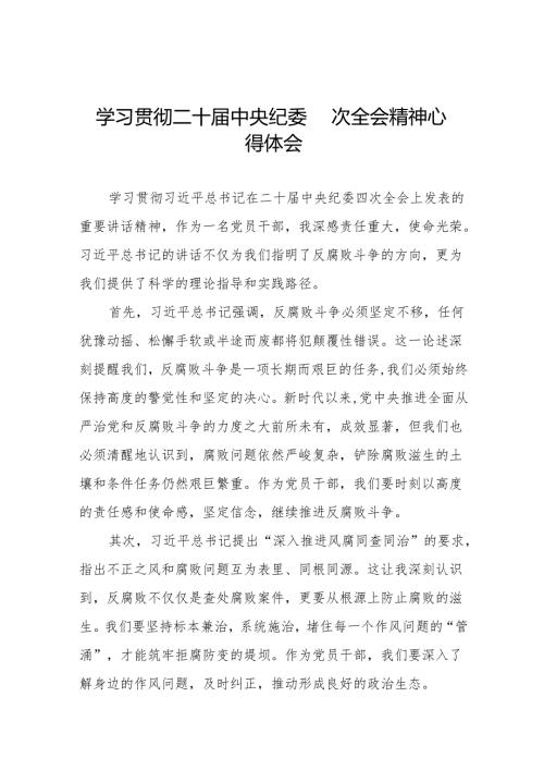 学习贯彻中央纪委二十四次全会精神的心得体会十五篇.docx