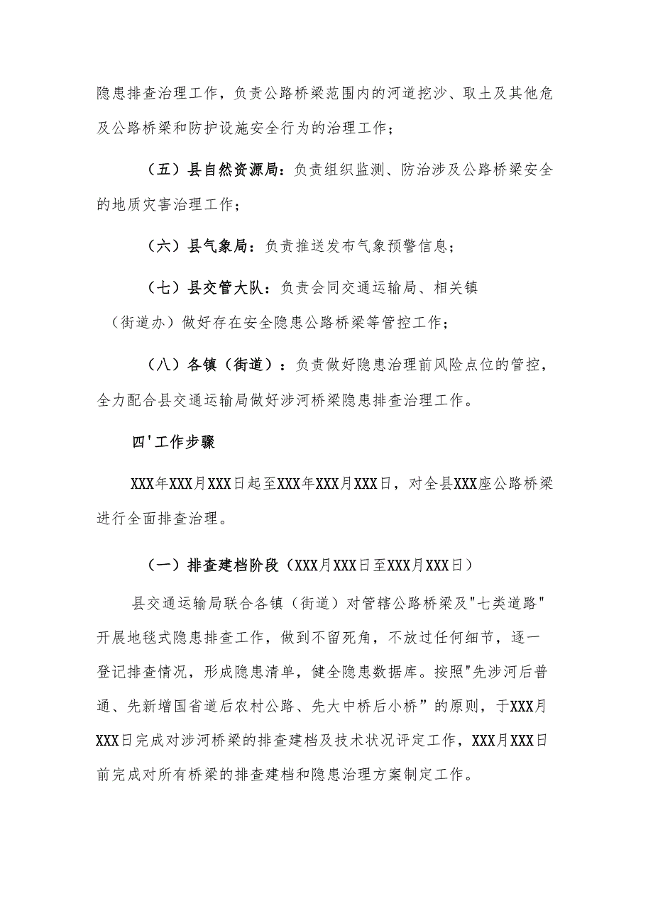县2025年公路桥梁隐患排查治理工作方案参考范文.docx_第3页