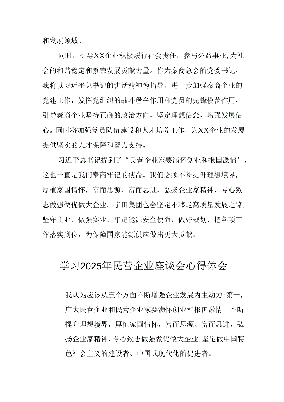 2025年私营企业学习《民营企业座谈会》个人心得感悟 合计8份.docx_第3页