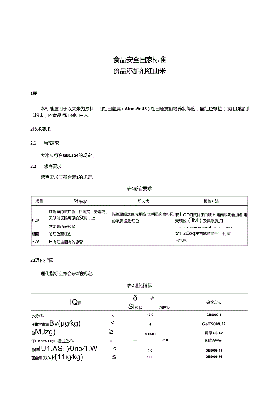 GB 1886.19 食品安全国家标准 食品添加剂 红曲米.docx_第3页