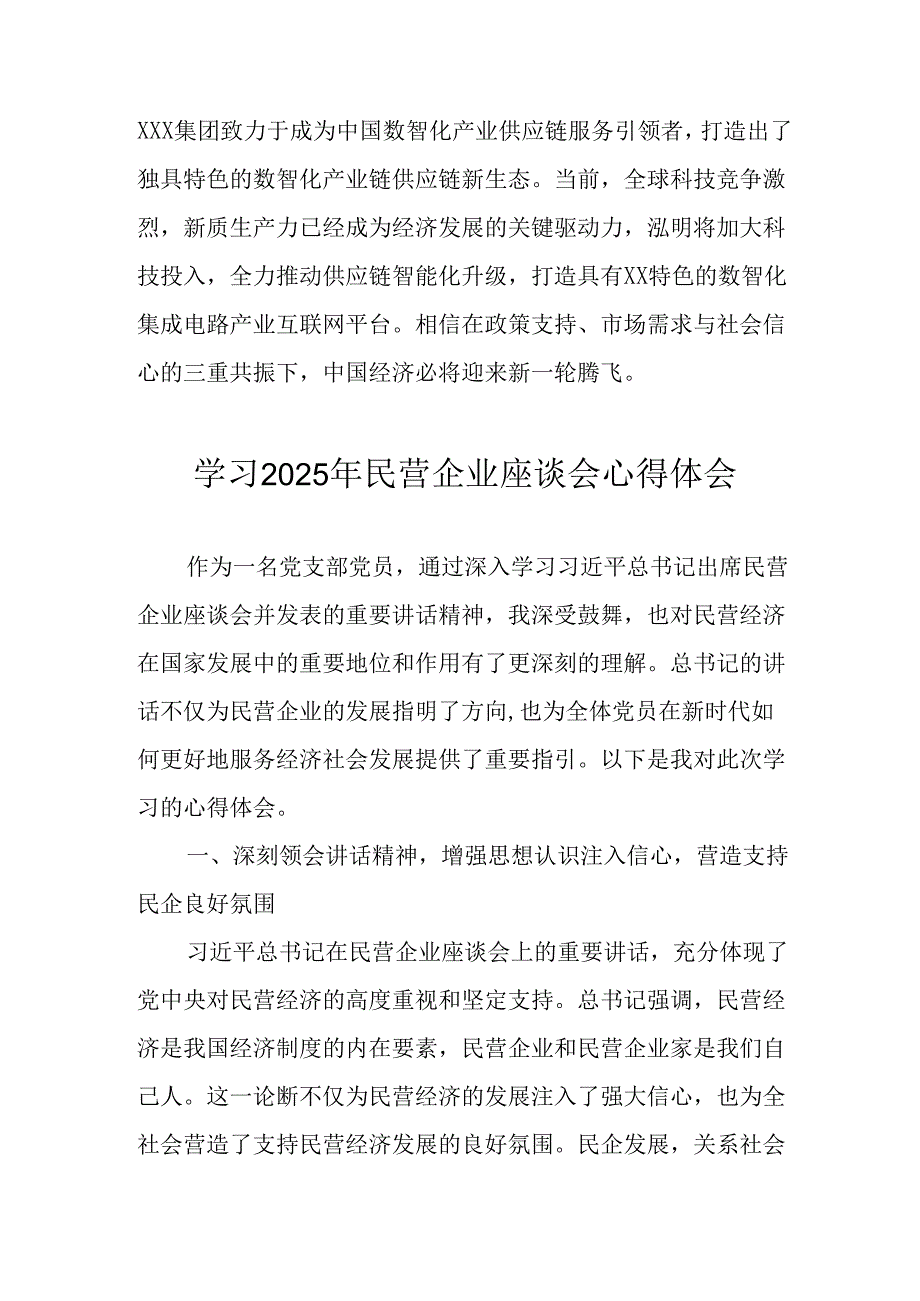 民营企业2025年学习《民营企业座谈会》个人心得感悟 （5份）66.docx_第3页