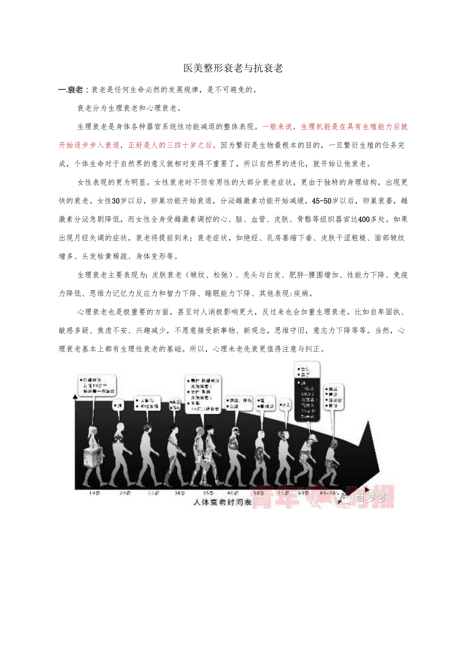 医美整形抗衰老基础知识课件.docx_第1页