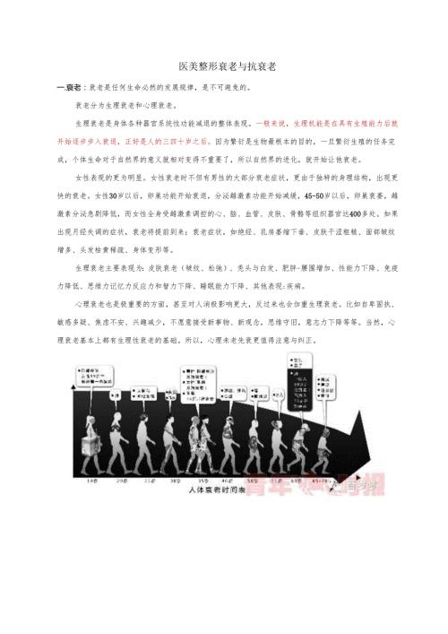 医美整形抗衰老基础知识课件.docx