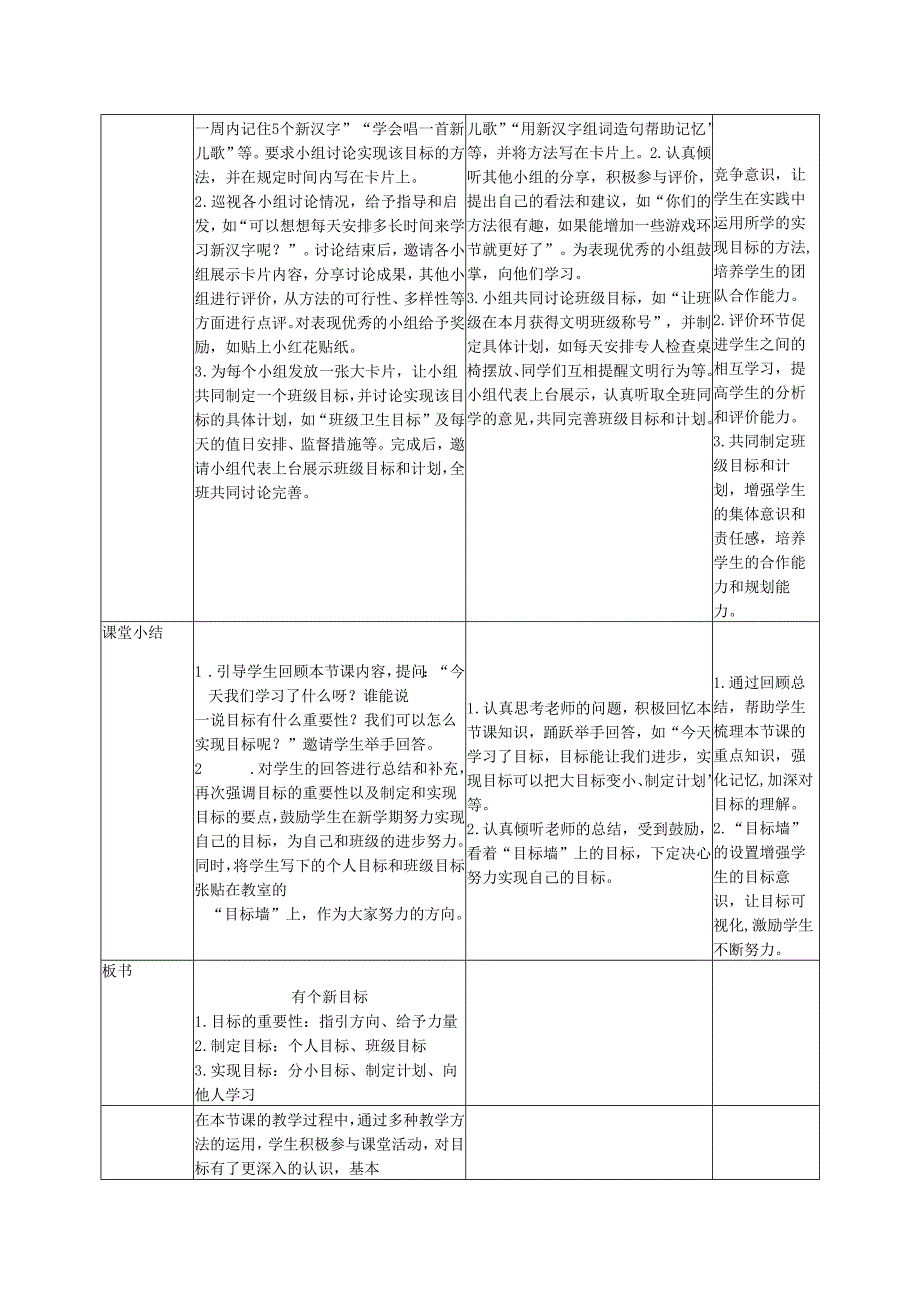 2024版新教材（2025）一年级道德与法治下册全册教案教学设计（表格式）.docx_第3页