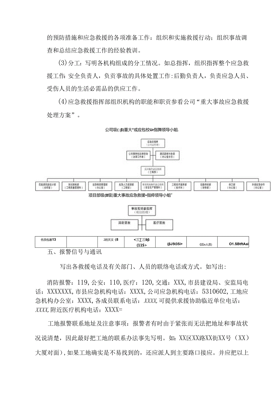 施工现场安全事故应急救援预案的编制（供项目部参考）.docx_第3页