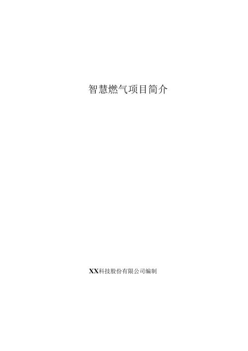 智慧燃气项目简介.docx