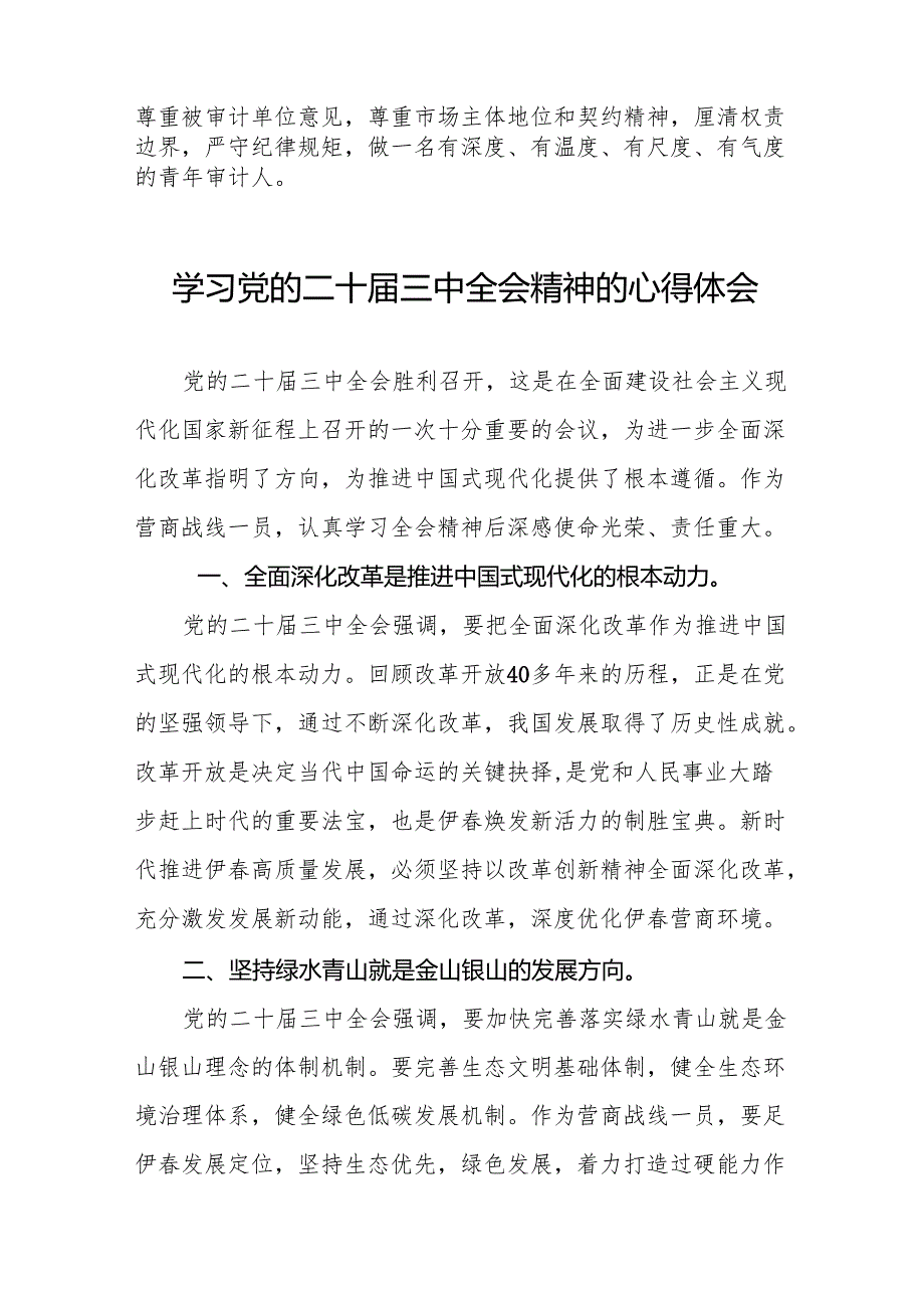二十三中全会精神学习体会研讨发言稿最新32篇.docx_第3页