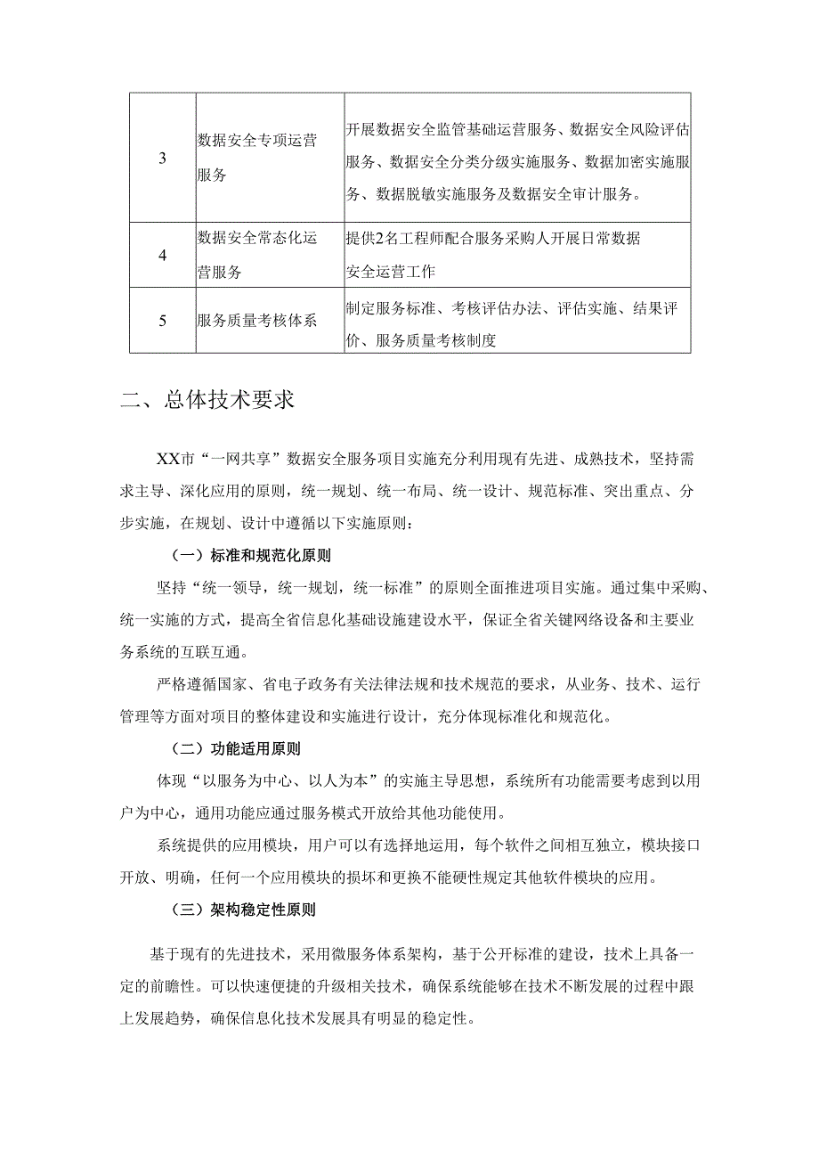 XX市“一网共享”数据安全服务项目需求说明.docx_第3页