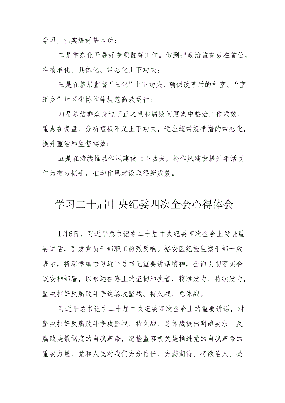 学习二十中央纪委四次全会心得体会 合计16份.docx_第2页