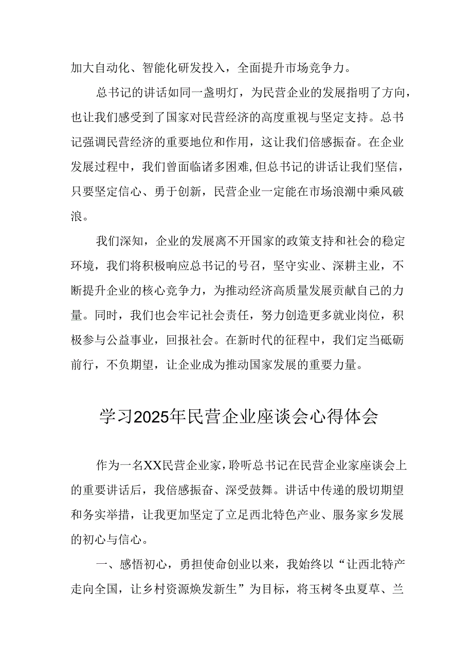民营企业2025年学习《民营企业座谈会》个人心得感悟 （5份）71.docx_第3页