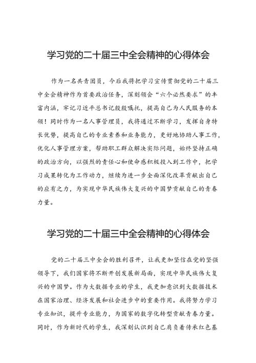 关于二十三中全会精神的心得体会范文28篇.docx
