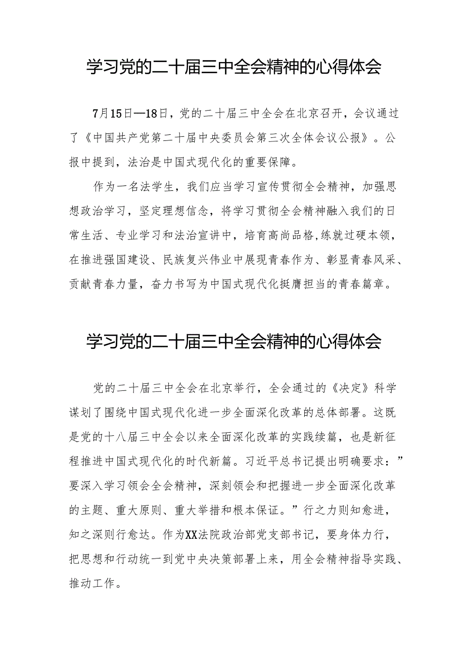 二十三中全会精神学习体会发言稿36篇.docx_第3页