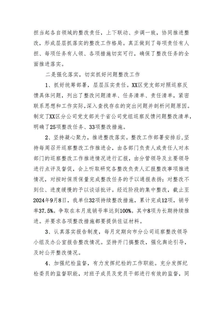XX邮政公司2024基层党建工作整改报告.docx_第3页