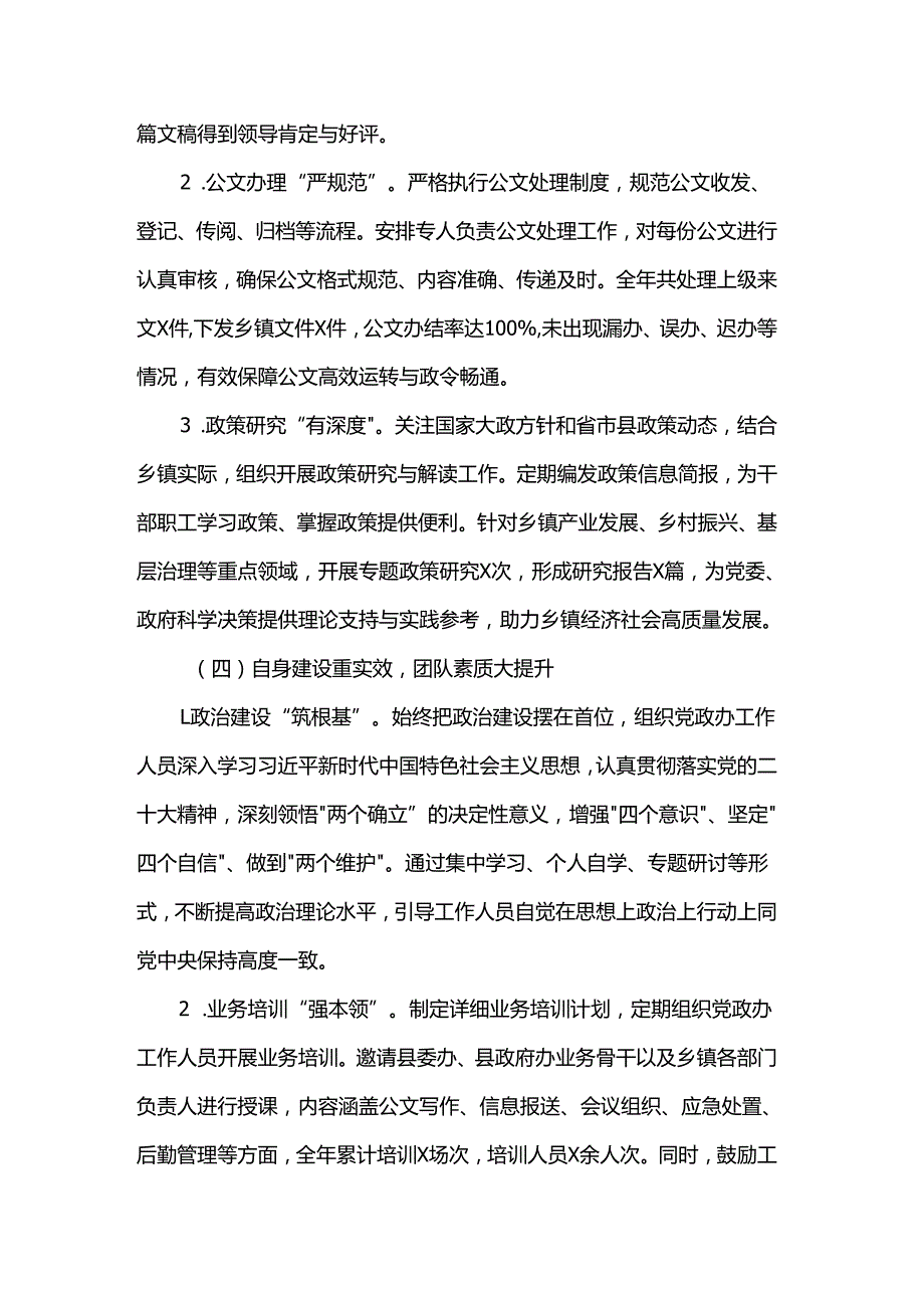 党政办主任2024年工作总结.docx_第3页