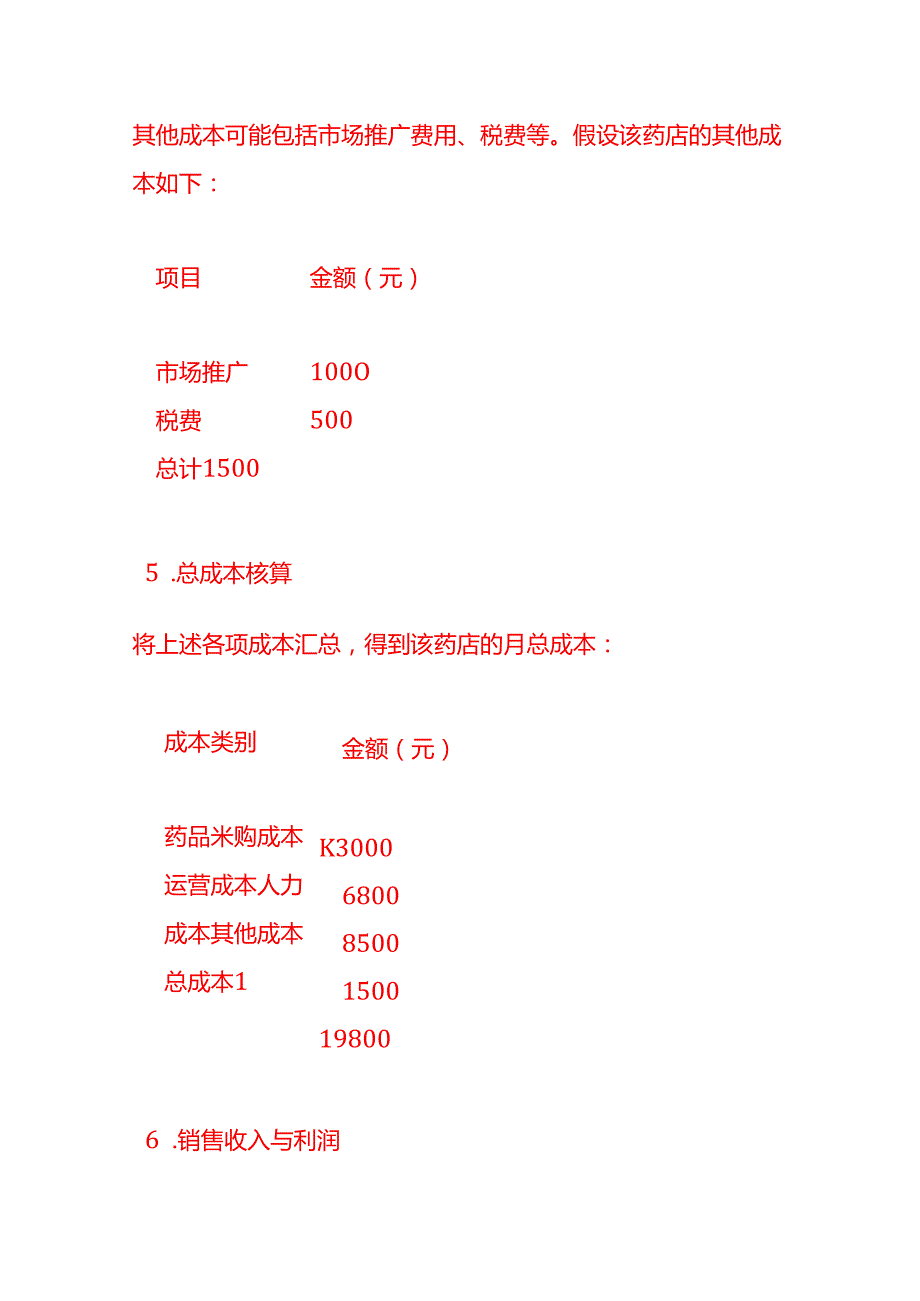 做账实操药店的成本核算.docx_第3页
