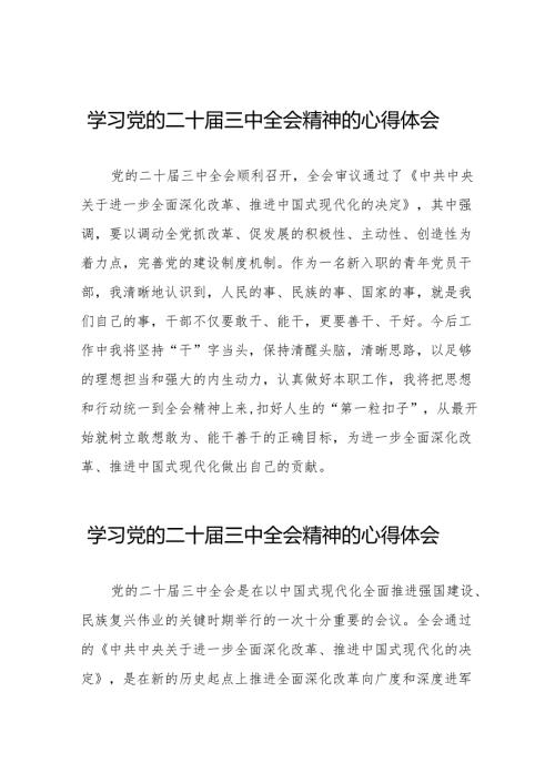 关于二十三中全会精神的学习心得体会汇编38篇.docx