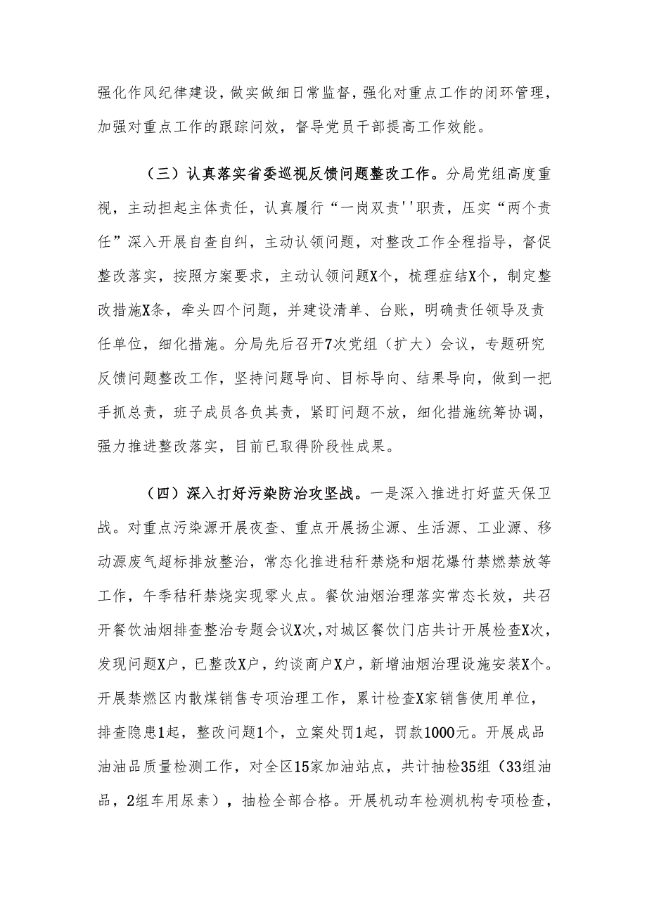 XX区生态环境分局2024年工作总结及2025年工作计划.docx_第3页