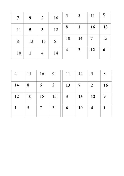 舒尔特表直接打印.docx