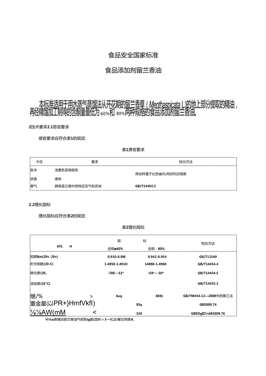 GB 1886.36 食品安全国家标准 食品添加剂 留兰香油.docx_第3页