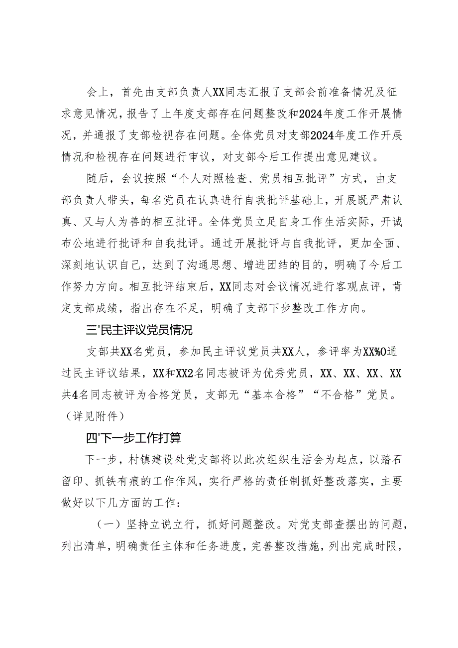 2025年党支部组织生活会和民主评议党员报告.docx_第3页