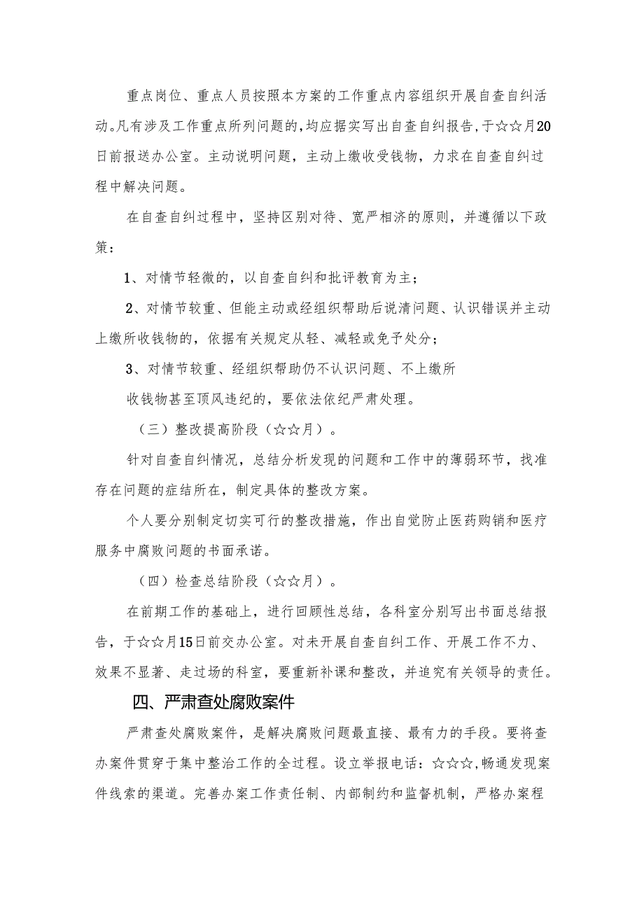 （8篇）2024医药领域腐败问题集中整治工作实施方案汇编.docx_第3页