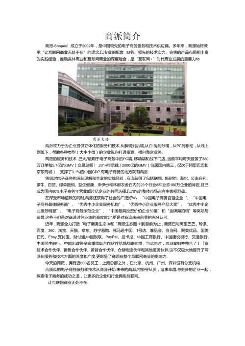 电子商务服务公司简介.docx