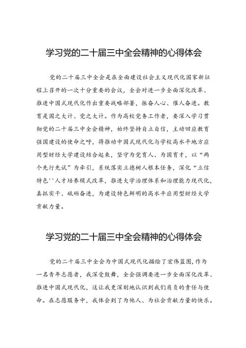 关于二十三中全会精神的心得体会28篇.docx
