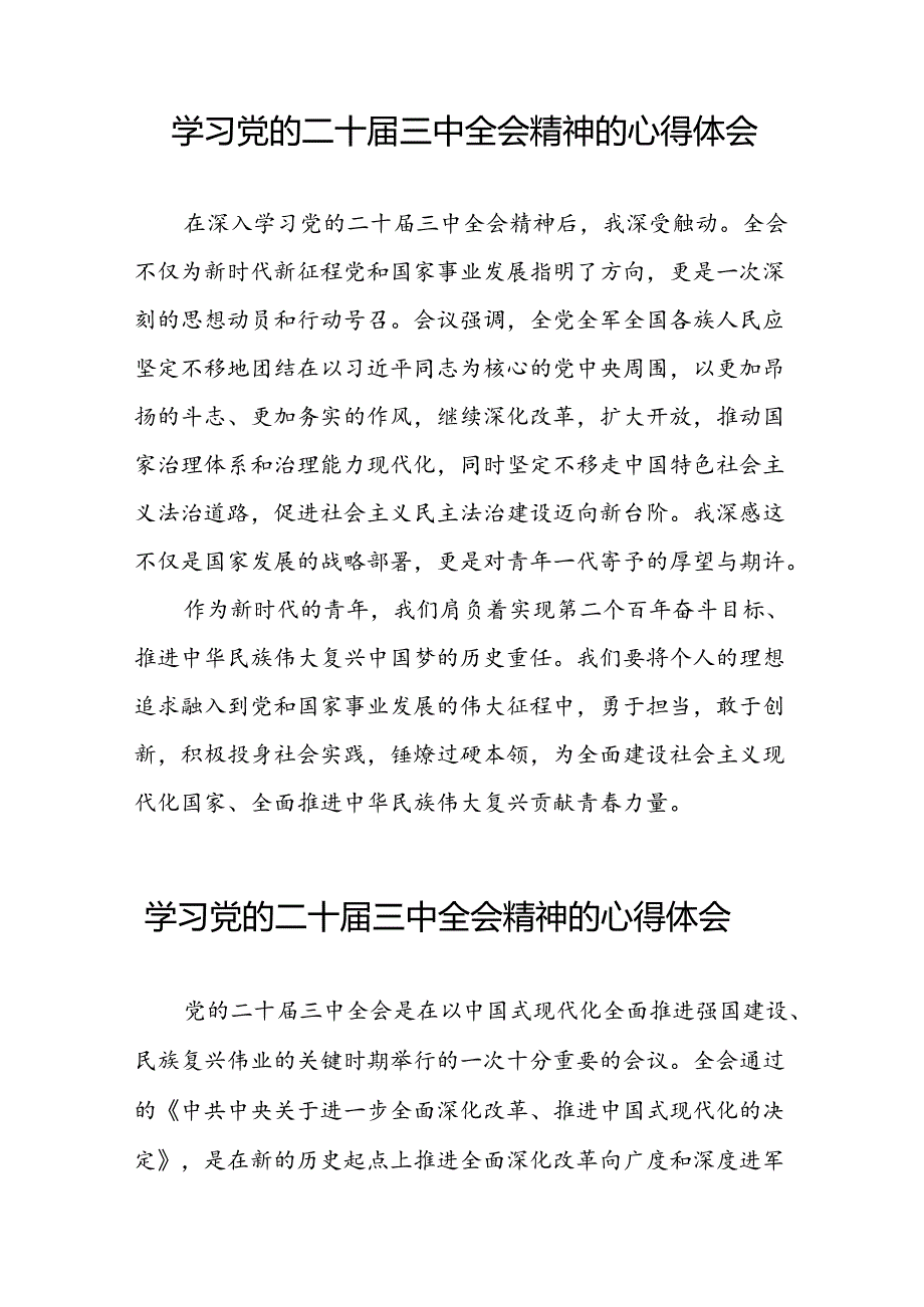 学习贯彻2024年二十三中全会精神心得感悟精品模板二十七篇.docx_第2页