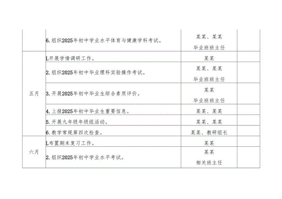 中学教务处2024至2025第二学期教学工作计划.docx_第3页
