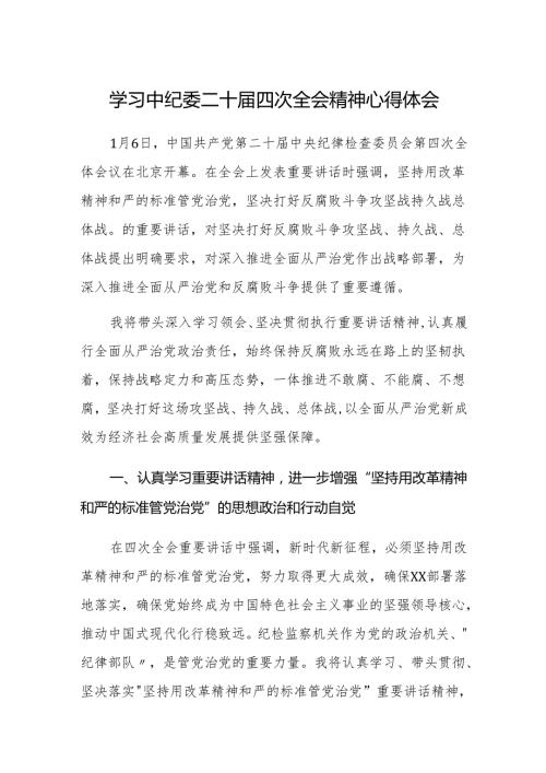 两篇：学习中纪委二十四次全会精神心得体会范文.docx