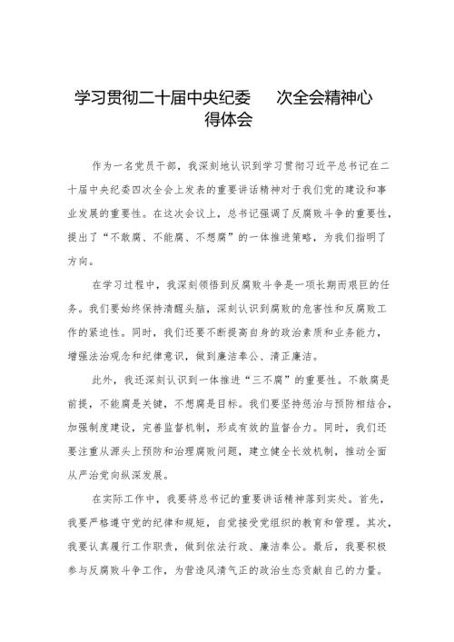 八篇学习贯彻中纪委二十四次全会精神的心得体会.docx