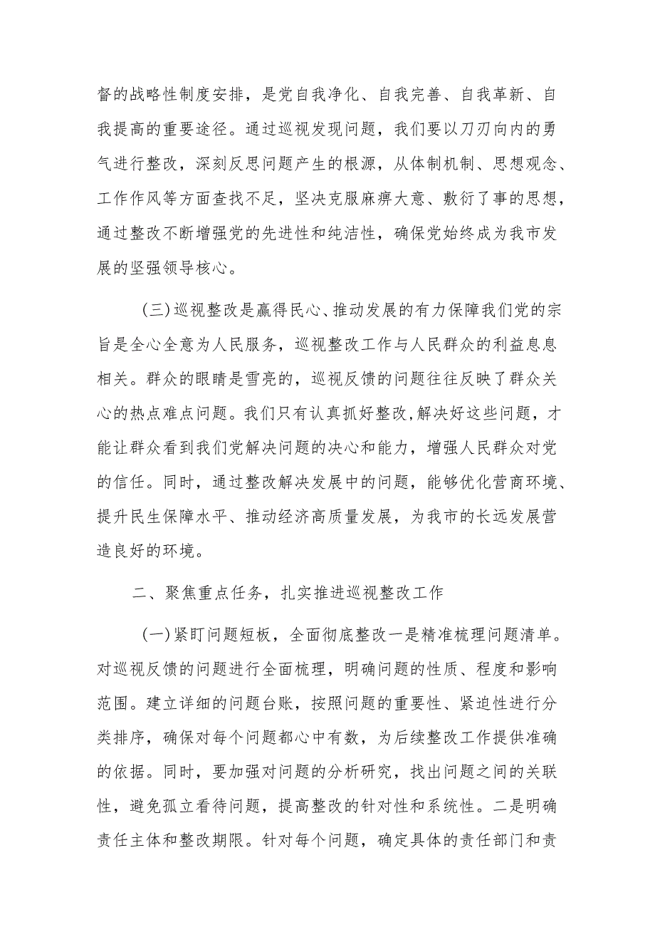 2024年推进巡视整改工作动员会议上的讲话范文.docx_第2页