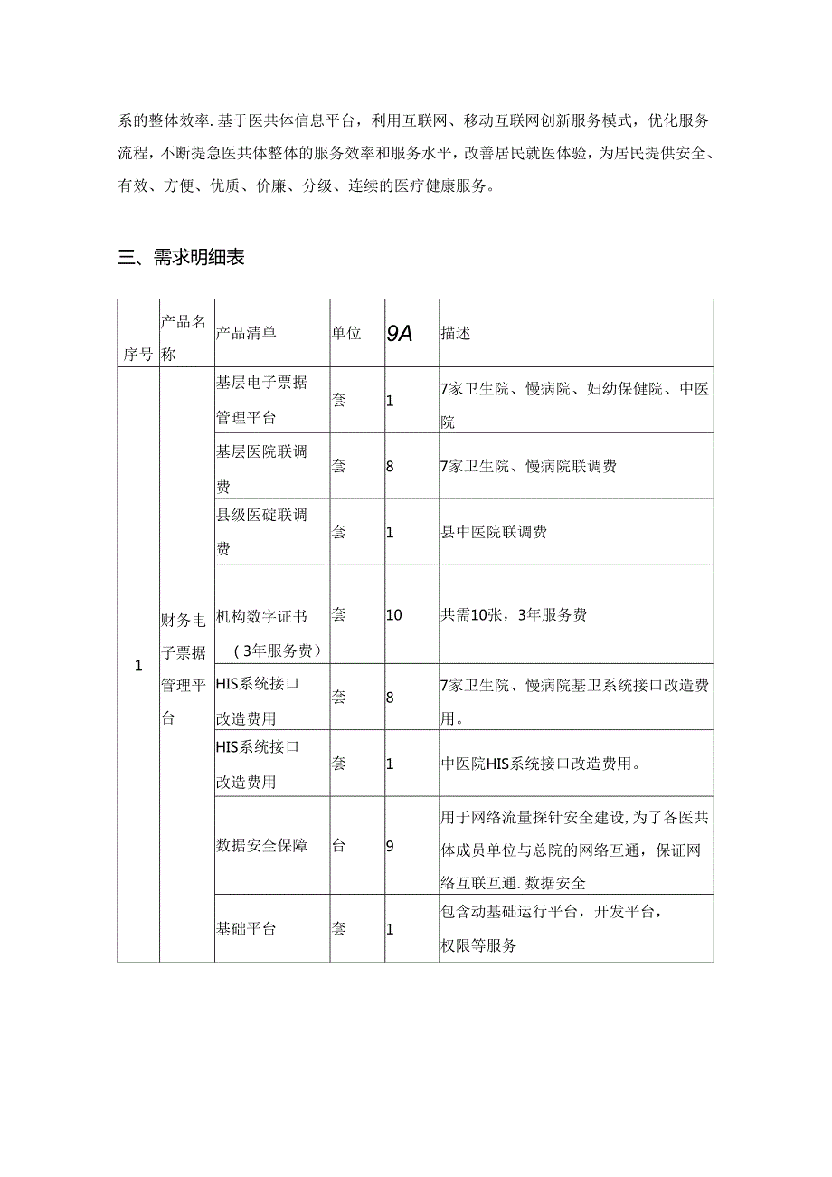 XX县县域医共体信息化建设项目需求说明.docx_第2页