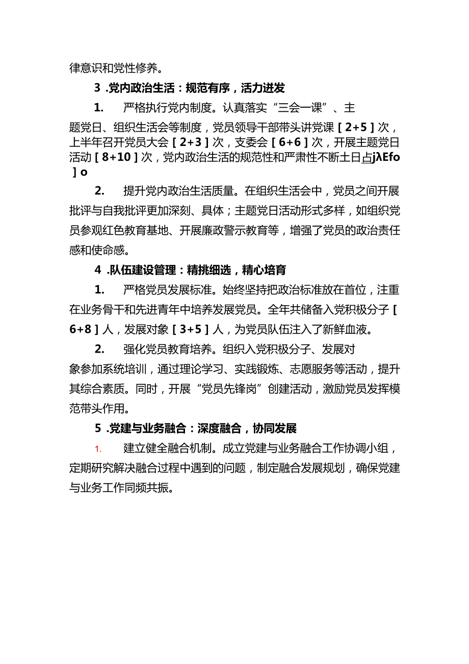 2024年党建工作总结及2025年工作计划（详细版）.docx_第2页