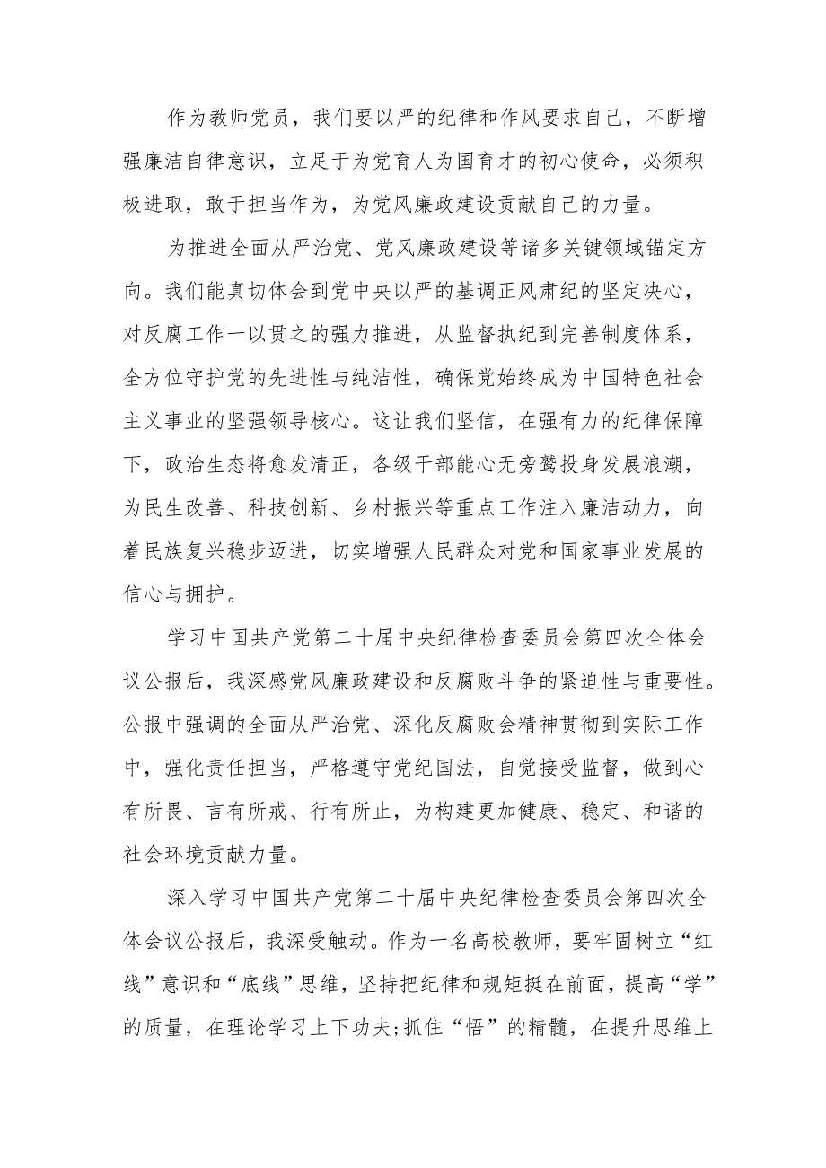 学习二十中央纪委四次全会个人心得体会 合计17份.docx_第3页
