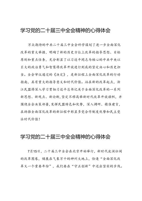 关于二十三中全会精神学习体会模板二十六篇.docx