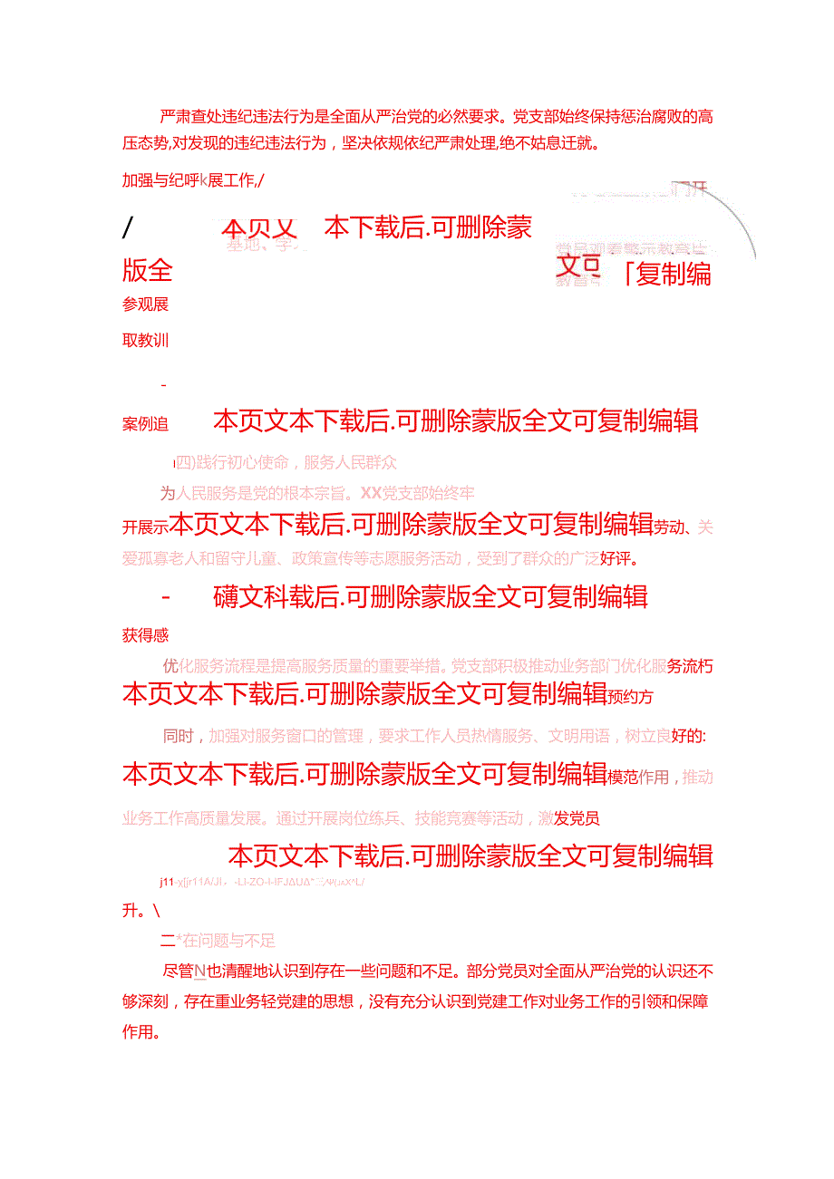 2025党支部履行全面从严治党“一岗双责”职责情况汇报（精选）.docx_第3页