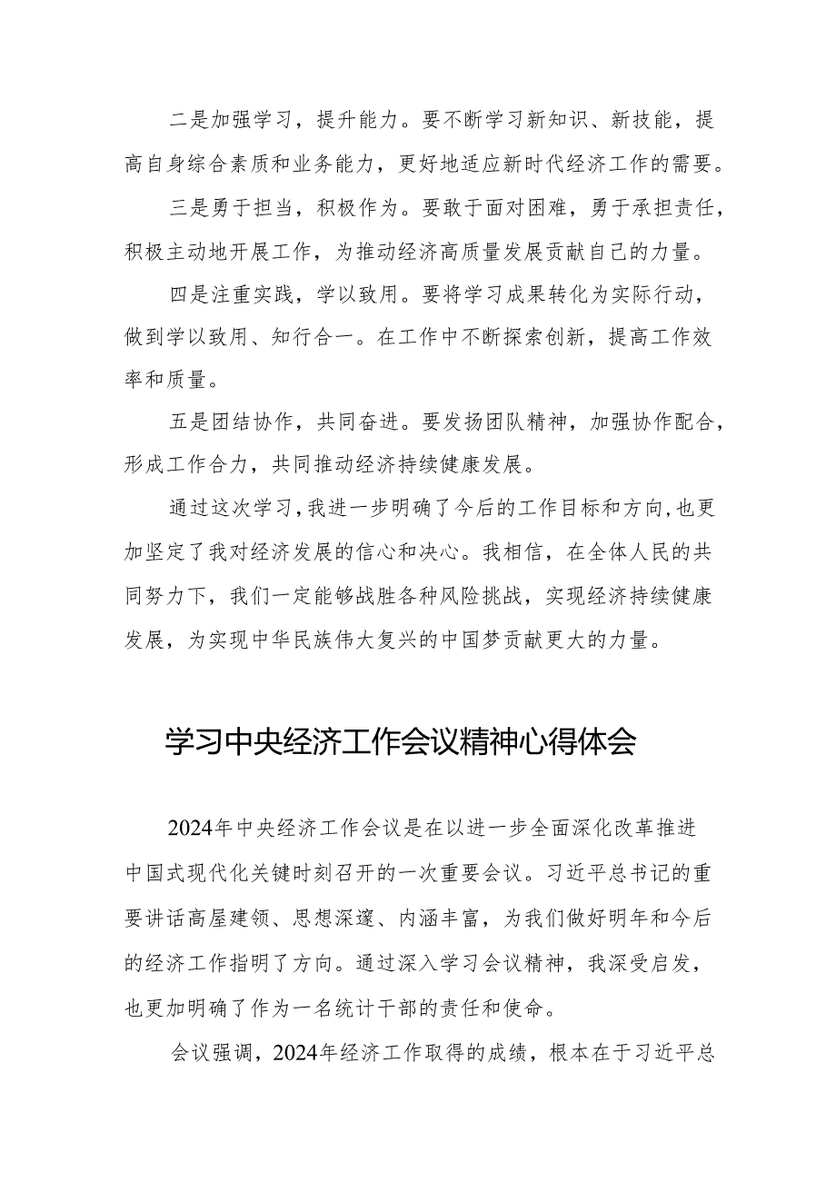 三篇统计所学习贯彻2024年中央经济工作会议精神心得体会.docx_第2页