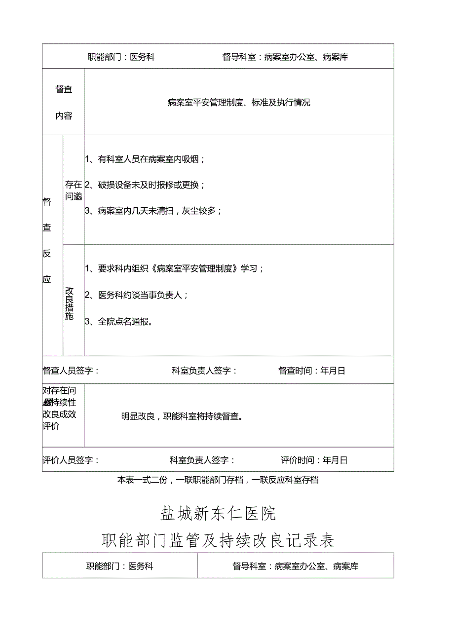 职能部门监管及持续改进记录表(423).docx_第2页
