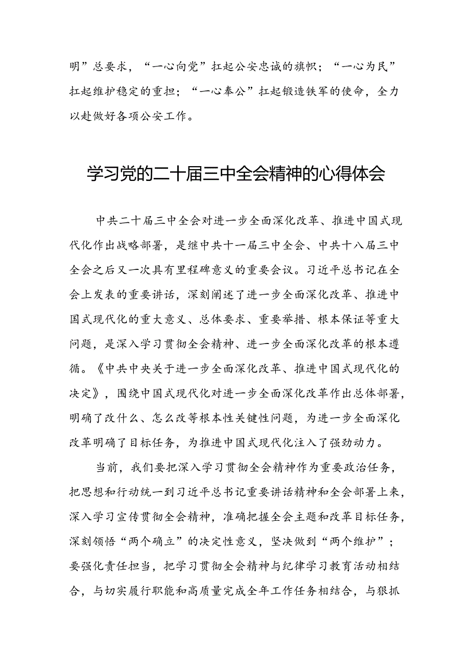 关于2024学习贯彻党的二十三中全会精神的心得体会28篇.docx_第2页