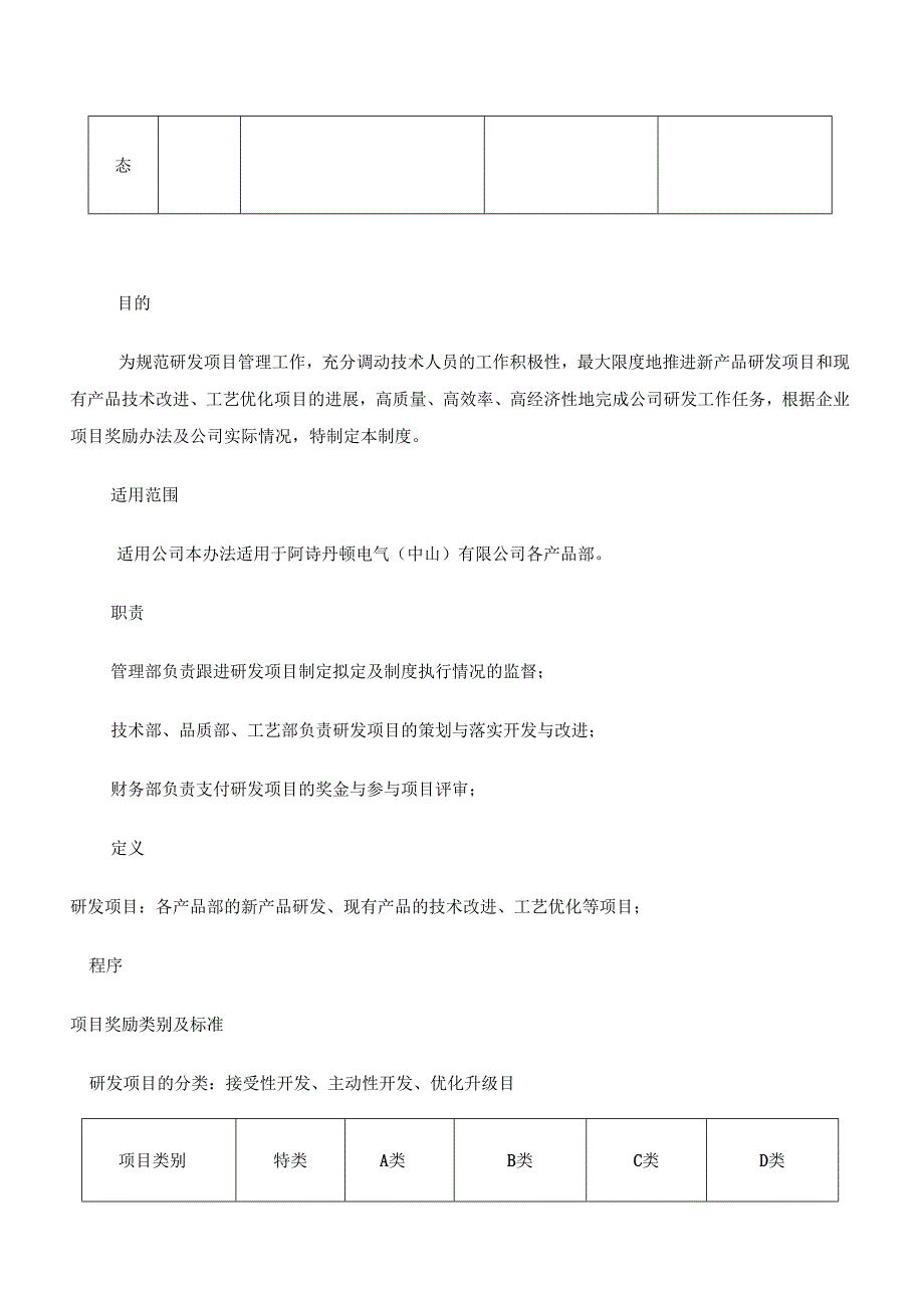研发项目奖励制度范本.docx_第2页