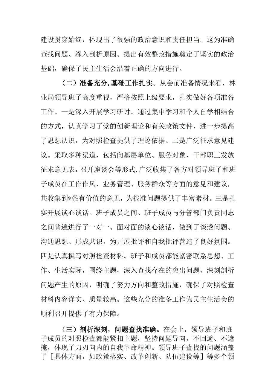 （2篇）指导组在市领导班子2024年专题民主生活会上的点评讲话.docx_第2页